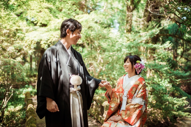【17.6万円→13.2万円】結婚祈祷可!京都神社・和装プラン、衣装1着+ヘアメイク+全データ込♬、追加料金無【11/7予約迄】