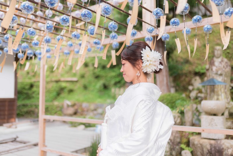 【19.8万円&rarr;17.6万円】風鈴祭り、正寿院・宇治公園・和装１着＋ヘアメイク＋正寿院と宇治公園♪【５／7迄予約】