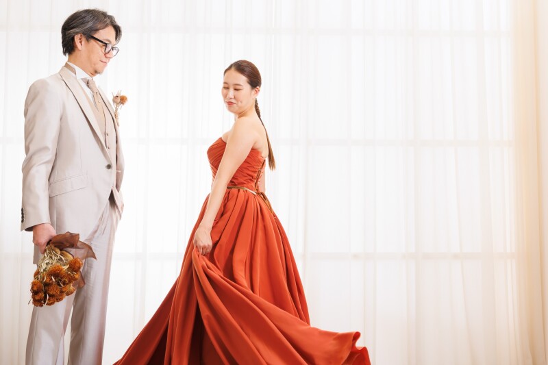 テラコッタドレス