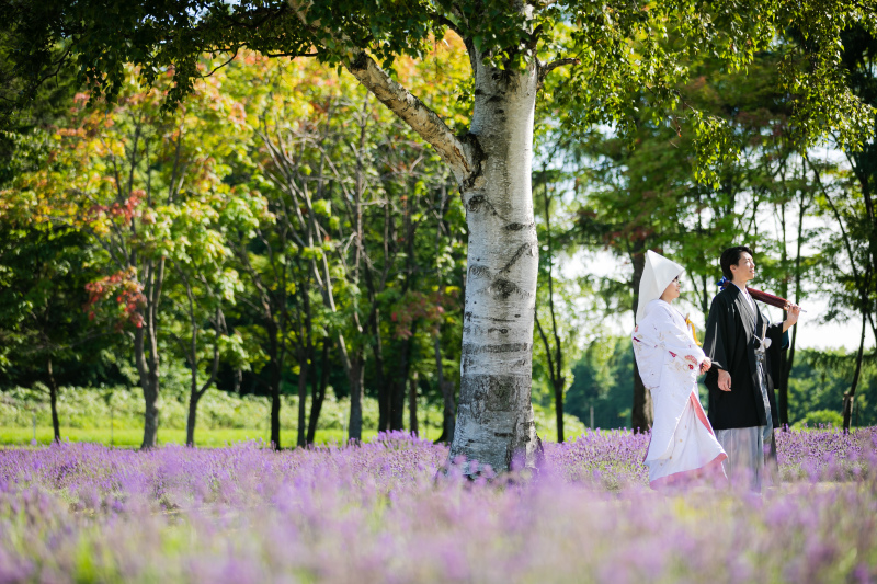 ラベンダーの香りに包まれて