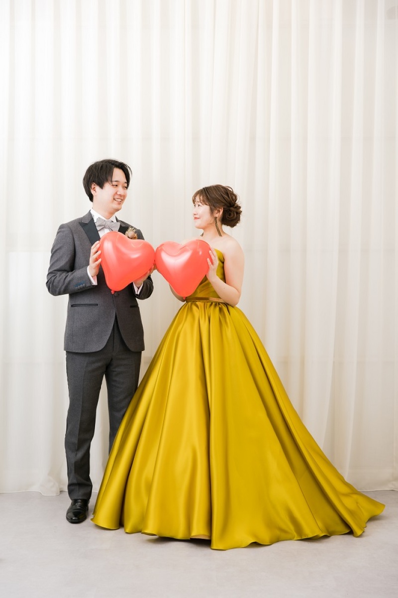 ハートの風船！