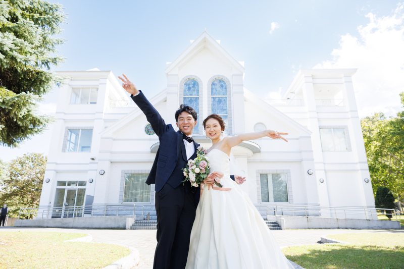 真っ白なチャペル＋スタジオフォト