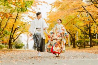 秋の紅葉ロケーションフォト