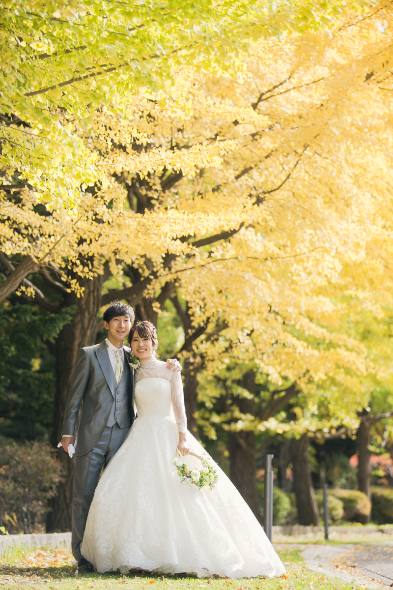 ガーデンウェディングみたい!