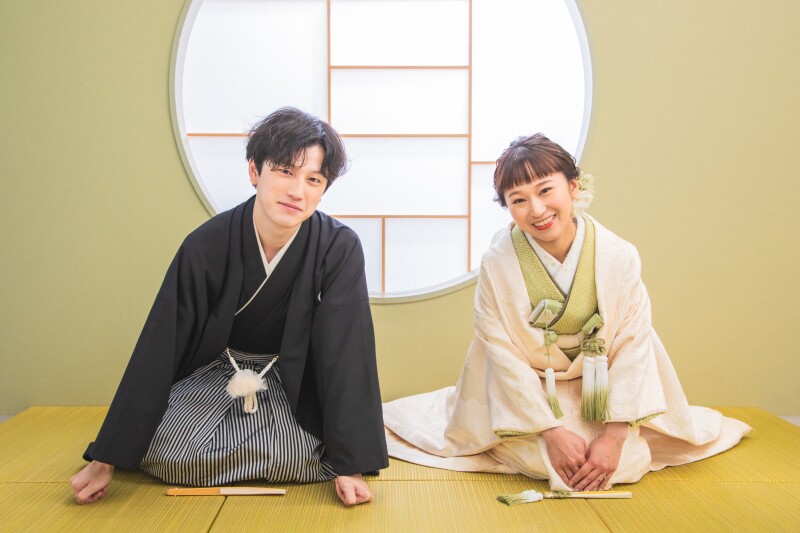 和装にチェンジ