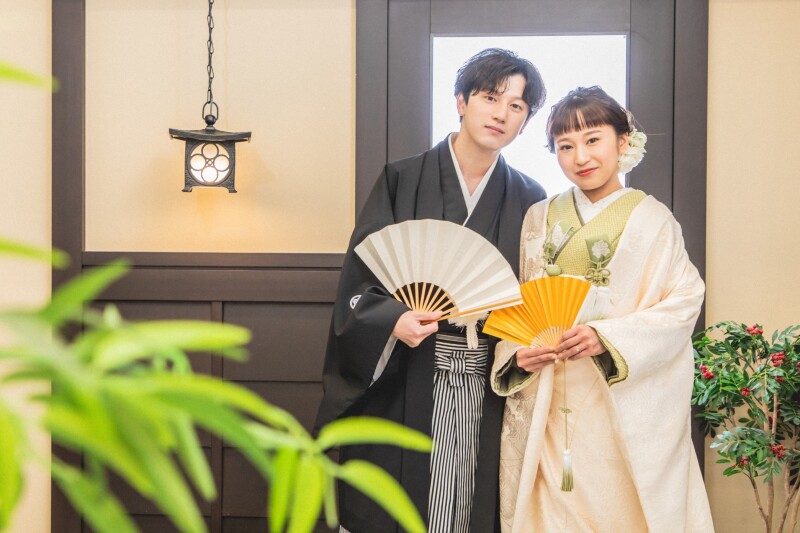 庭園風のセットで