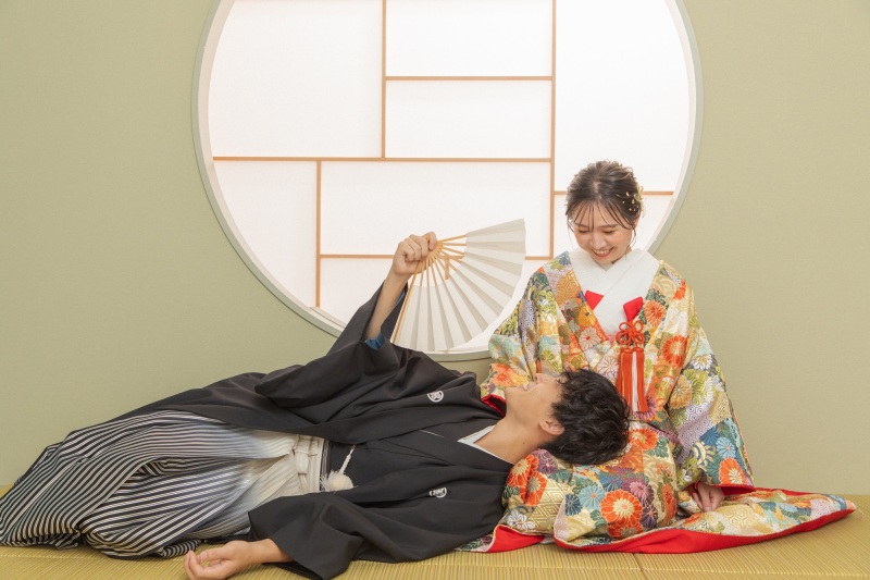 寝ころびショット