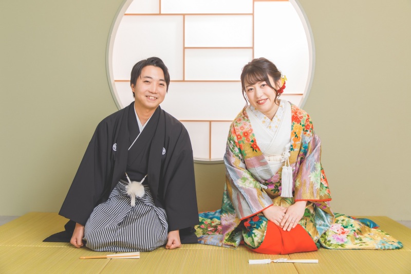 色打掛へお色直し