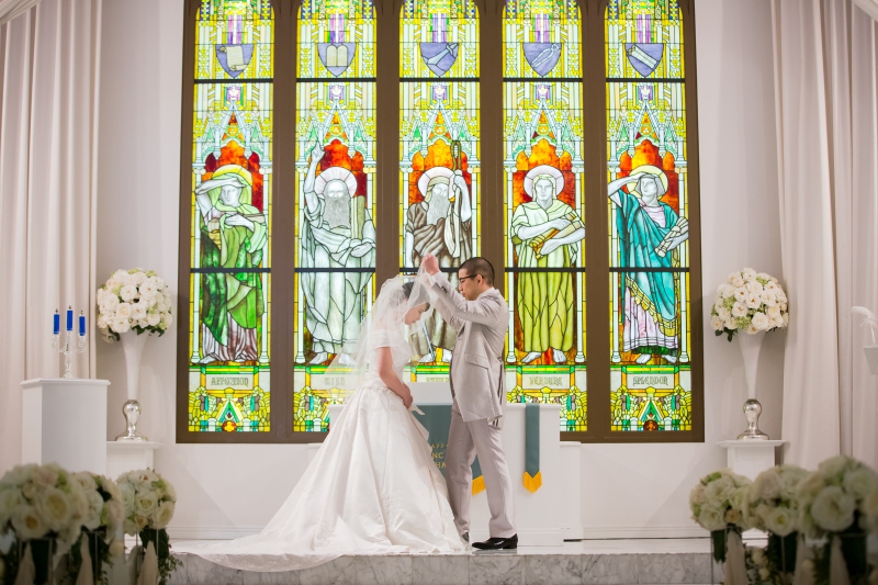 ご挙式風なショットもご撮影できます