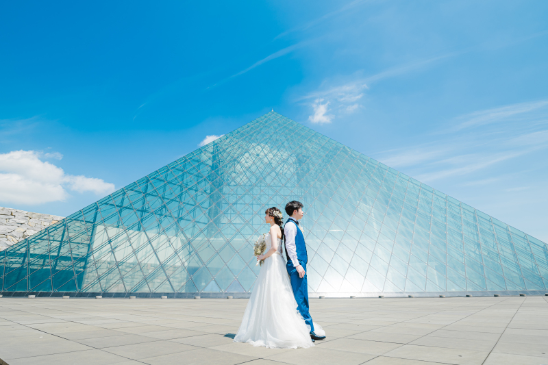 ワタベウェディング札幌フォトスタジオ_ペットと一緒に撮影できる