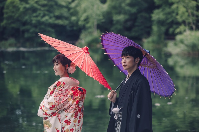 ワタベウェディング札幌フォトスタジオ_色打掛・着物が豊富