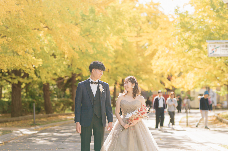 ワタベウェディング札幌フォトスタジオ_ペットと一緒に撮影できる