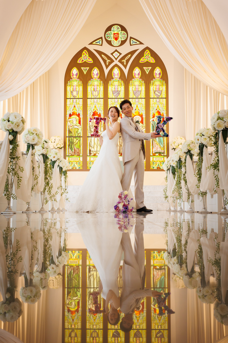 ワタベウェディング札幌フォトスタジオ_結婚式場で撮影できる