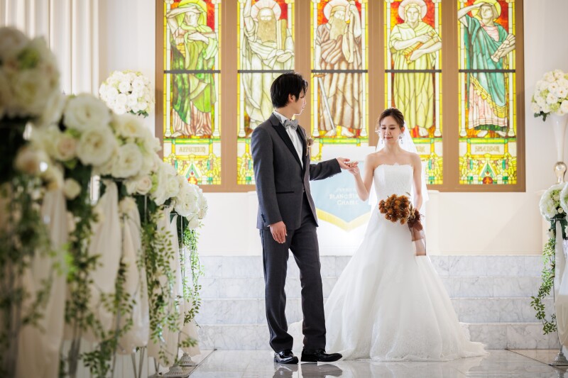 ワタベウェディング札幌フォトスタジオ_結婚式場で撮影できる