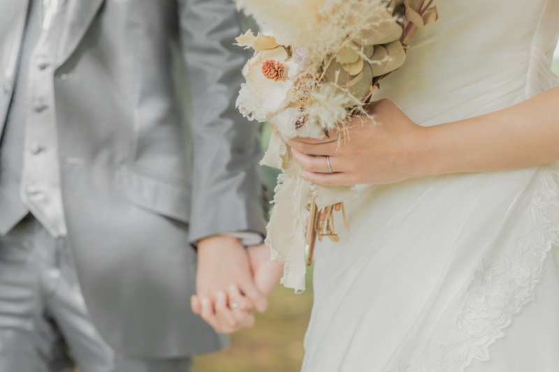 指輪やブーケなどこだわりの小物も