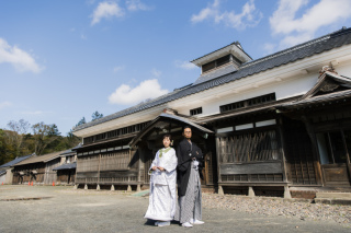 開拓の村にて　和装がとっても映えます