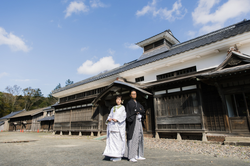 開拓の村にて　和装がとっても映えます