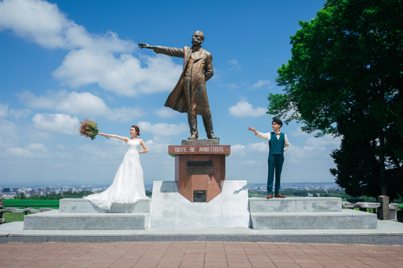 【和洋装】チャペル&羊ヶ丘展望台&スタジオ データプラン