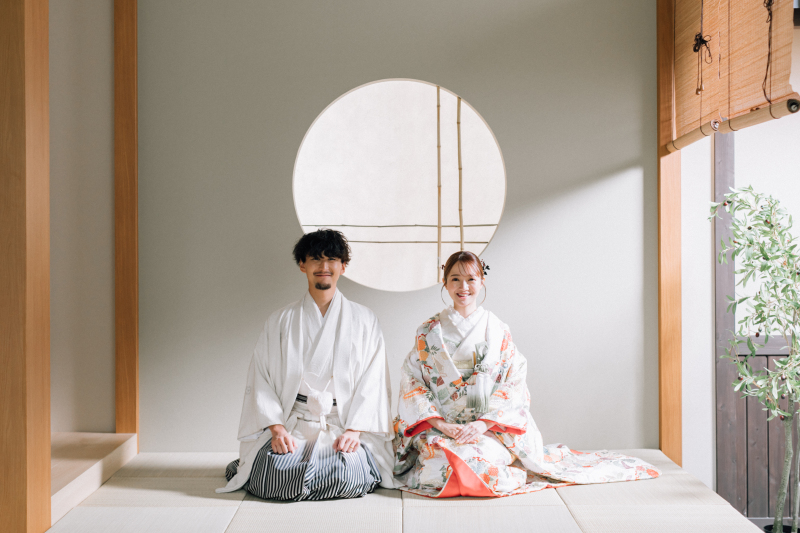 【リトル婚】札幌ブランバーチチャペル　前撮りと挙式がセット　洋装セレモニー＆和装フォトプランは￥165,000～