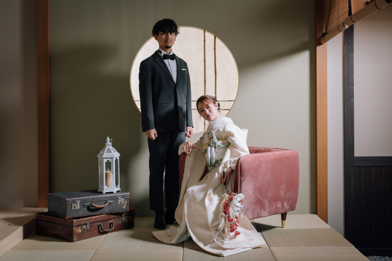 【1日完結!準備が簡単でリーズナブル】クイック和洋装プラン 花嫁衣裳コミコミプラン♪