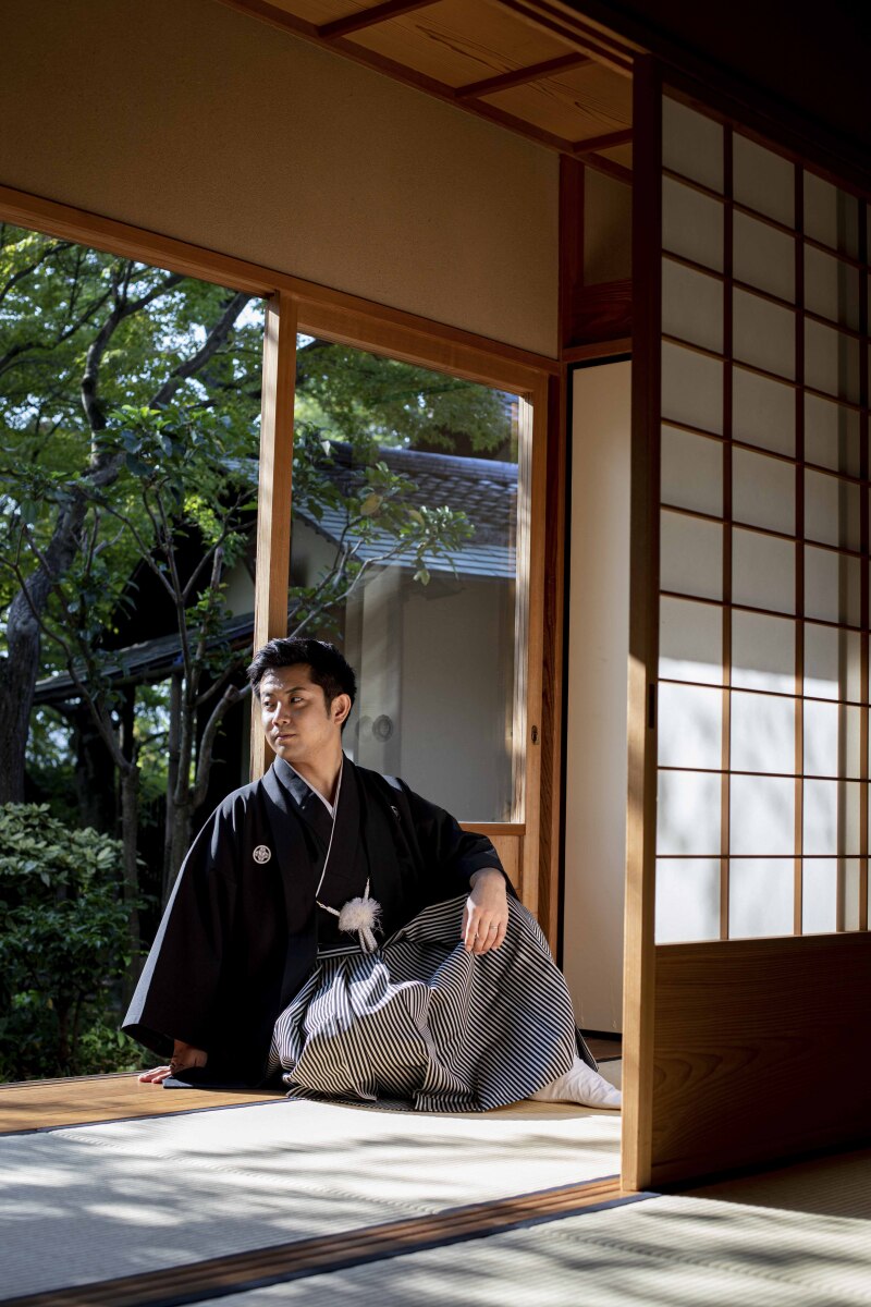 続いては、ご新郎様ソロショット！