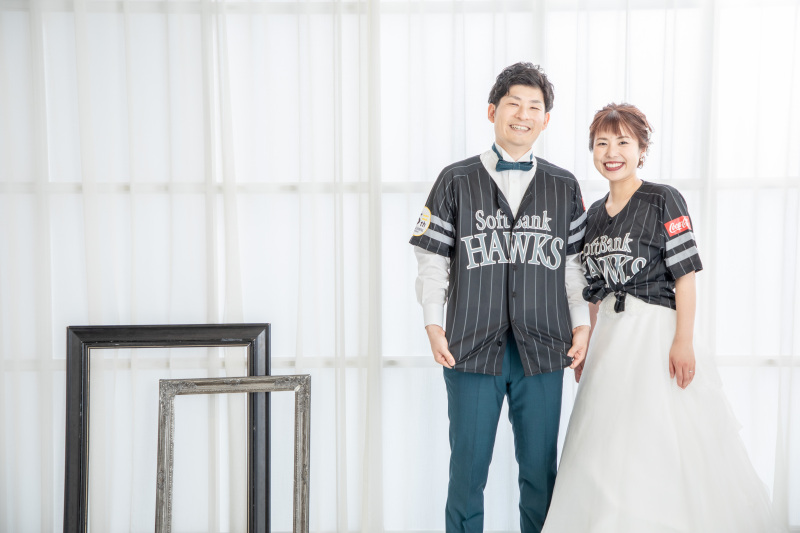 お持ち込みの小物でお二人らしく