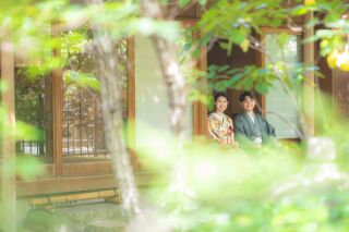 楽水園和装撮影♪