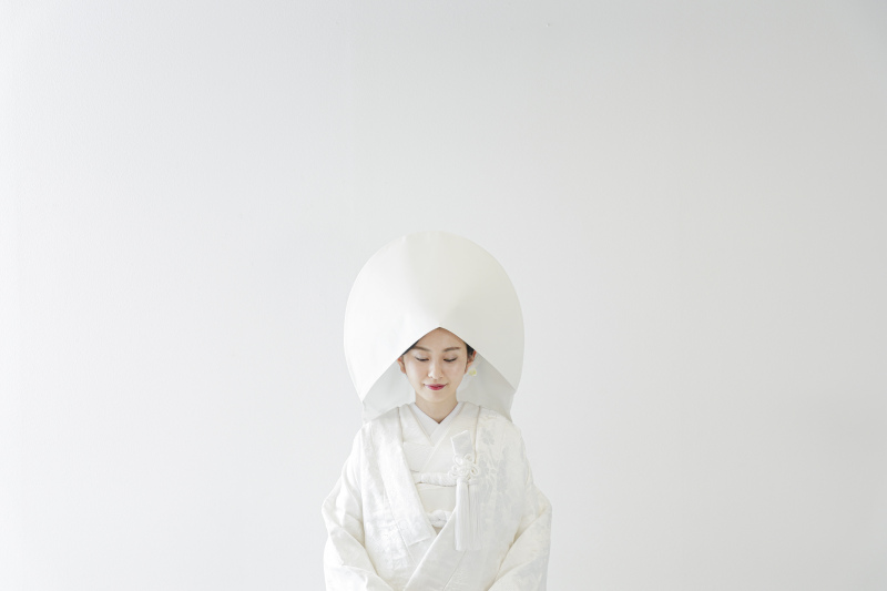 綿帽子で
