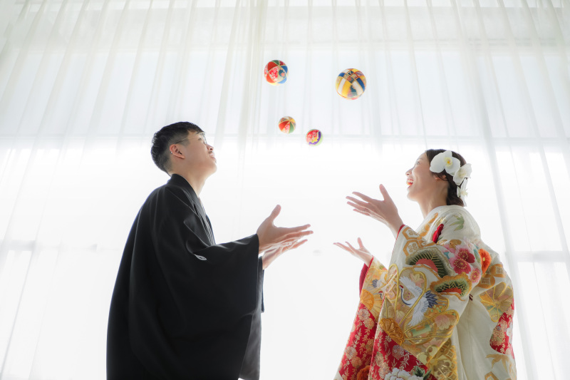 小物を使った撮影も♪