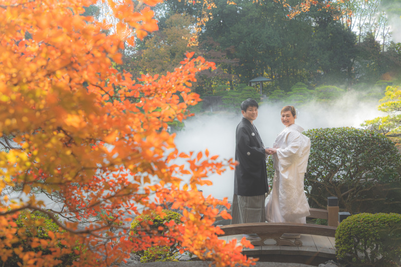 大濠日本庭園＆スタジオ和装撮影♪