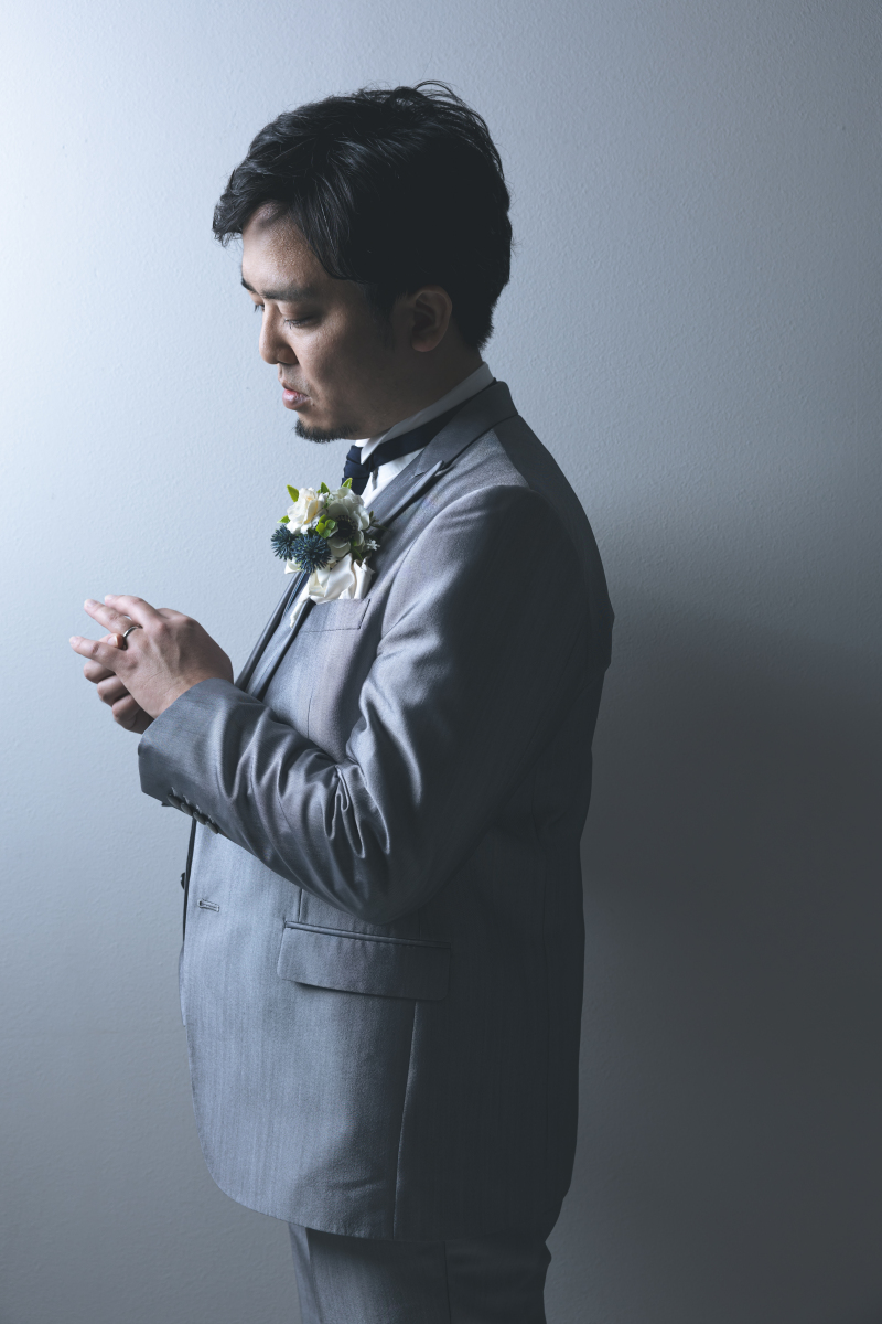 ご新郎様ソロショット