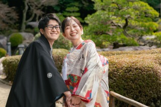 和装ロケーション　大濠公園【日本庭園】撮影！！