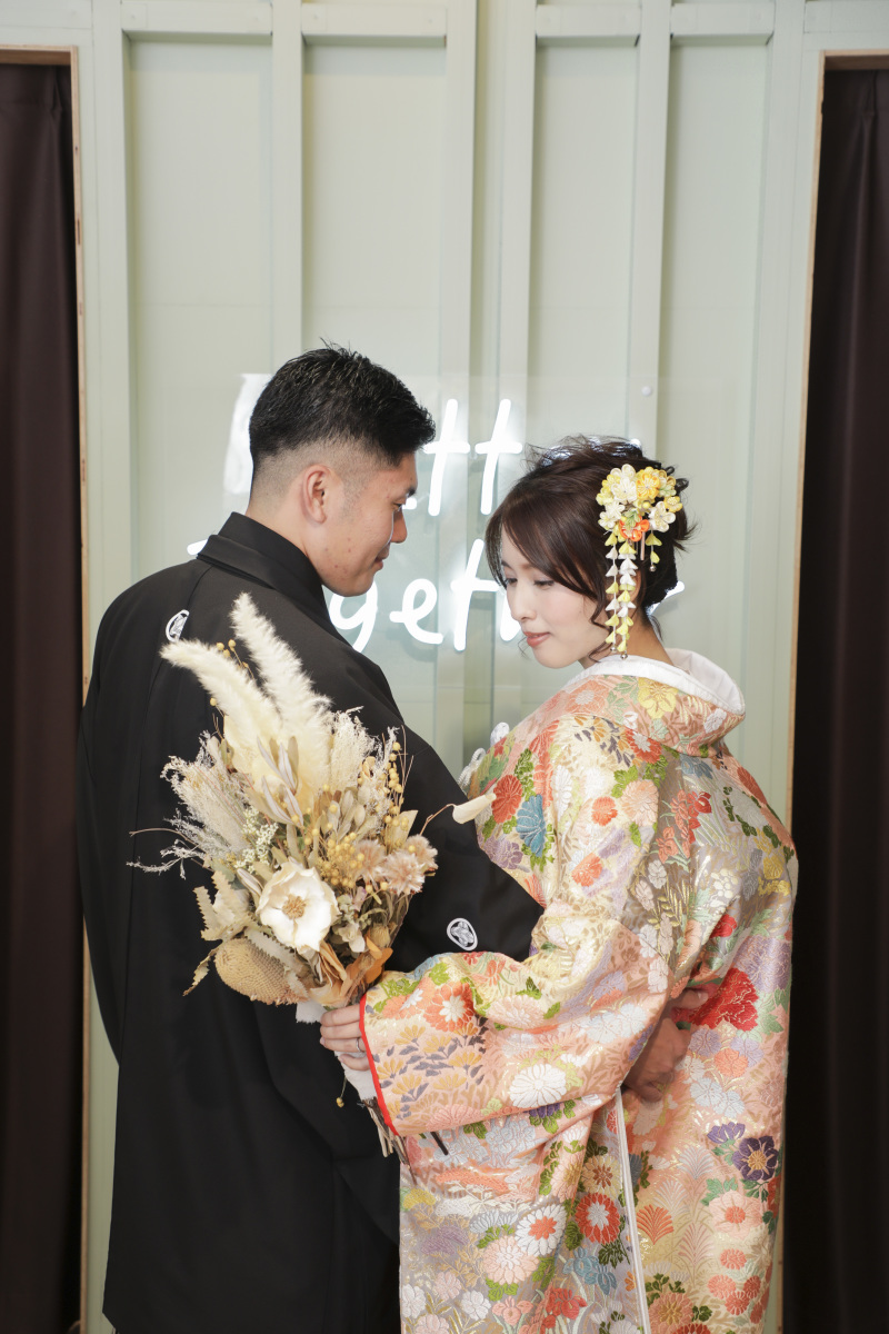 最後は後ろ姿が見えるように”