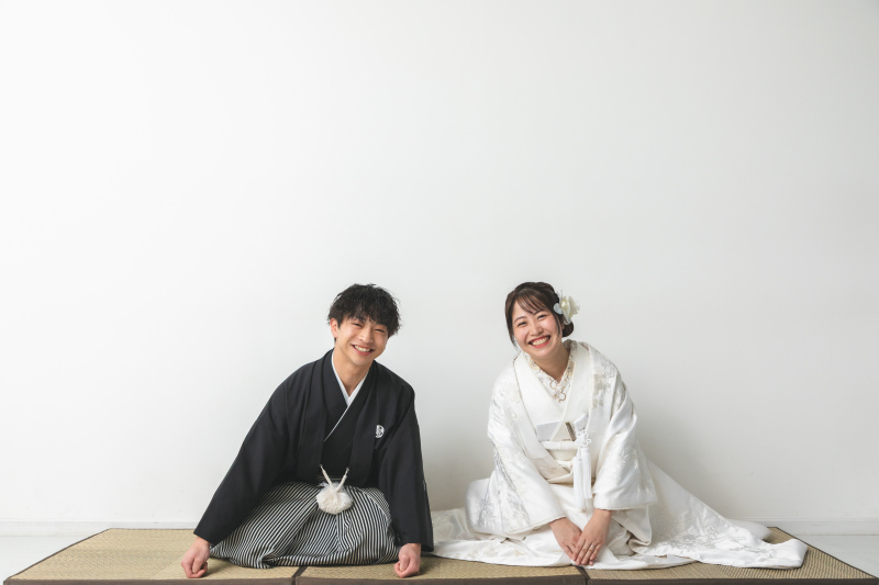 和装ならではのお正座ショット