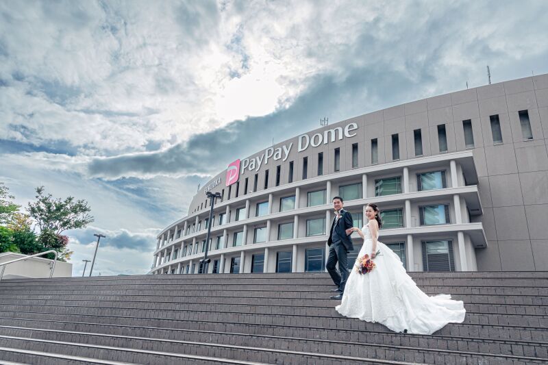 いよいよドームで撮影!