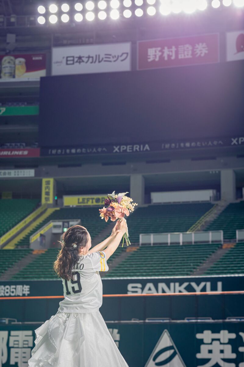 新婦ソロショット