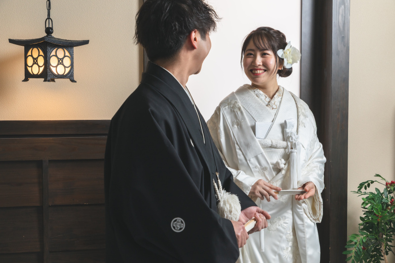 自然な笑顔