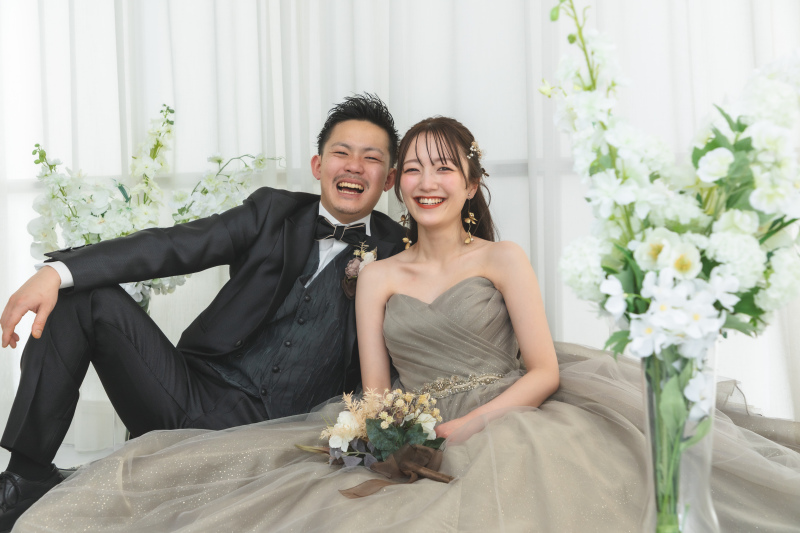 自然体で残すおふたりらしい瞬間