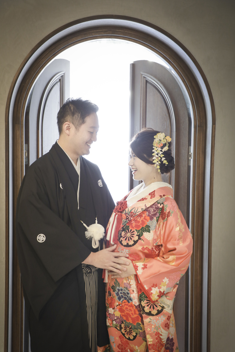 和装にチェンジ