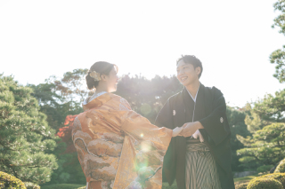 大濠日本庭園　和装撮影♪