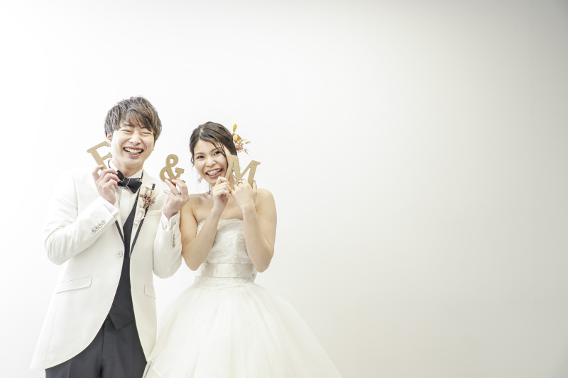 小物も使っておふたりらしく