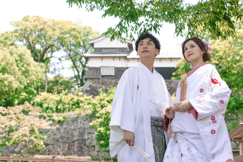 ワタベウェディング福岡フォトスタジオ_白無垢が豊富