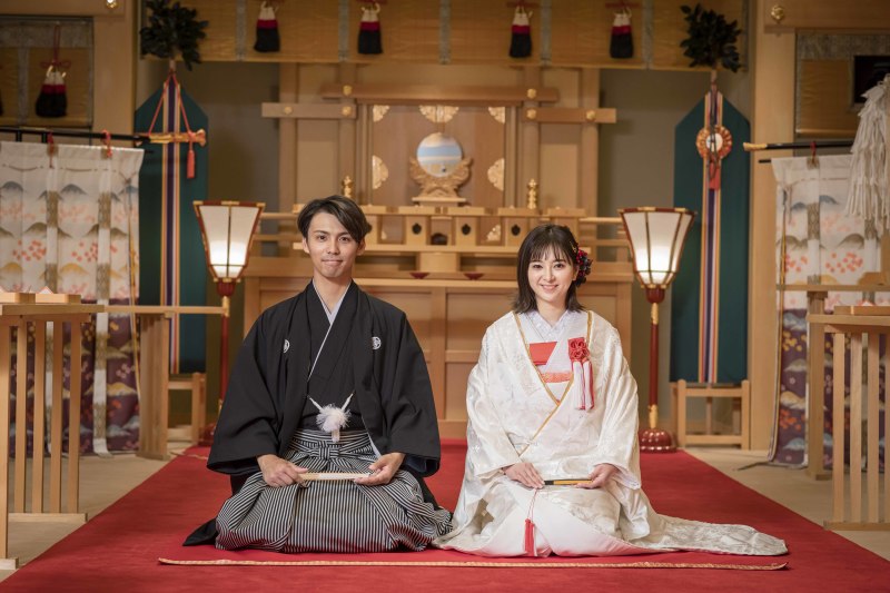 ワタベウェディング福岡フォトスタジオ_結婚式場で撮影できる