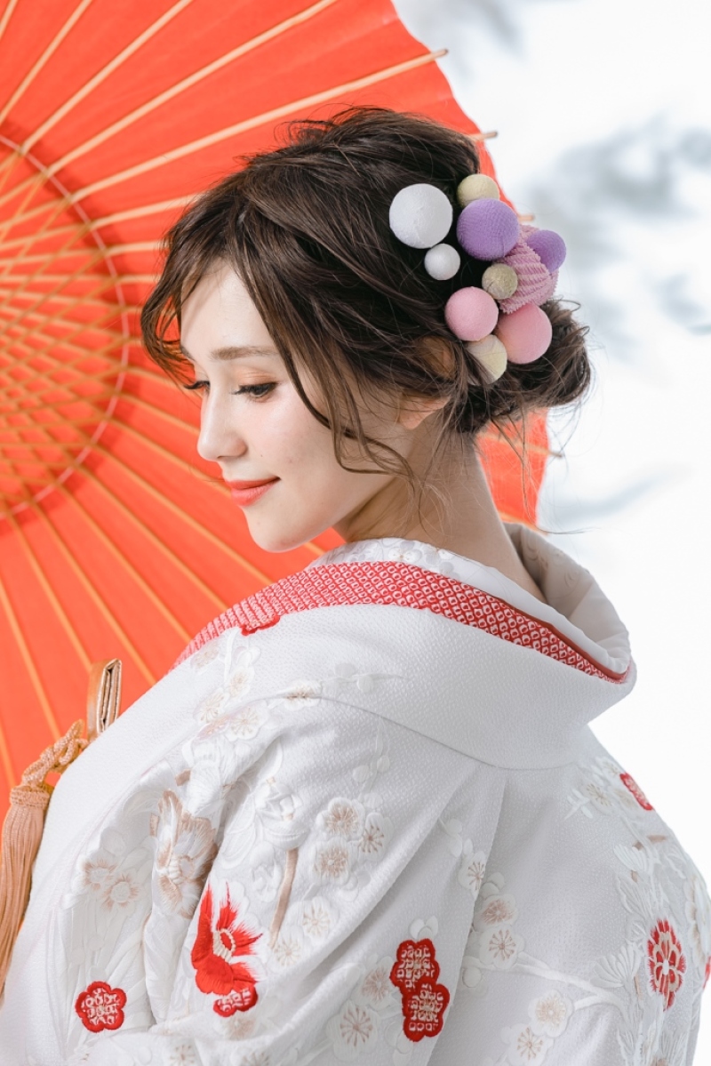 白無垢も可愛くオシャレに