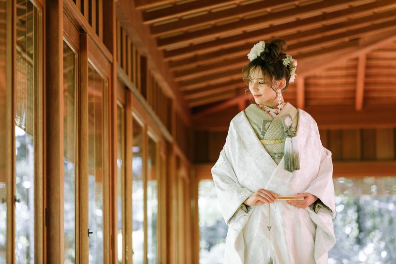 ワタベウェディング福岡フォトスタジオ_白無垢が豊富