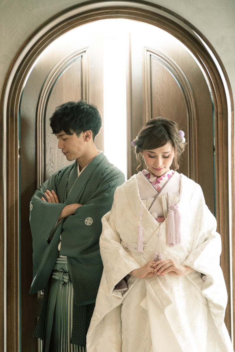 ワタベウェディング福岡フォトスタジオ_スタジオで撮影できる