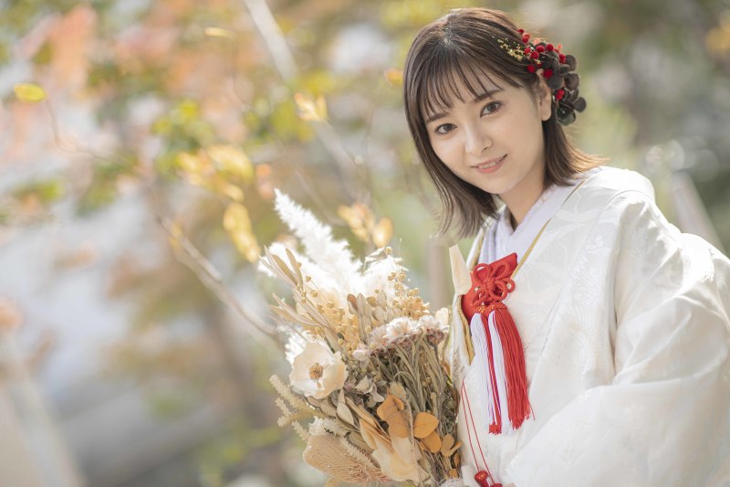 ワタベウェディング福岡フォトスタジオ_白無垢が豊富