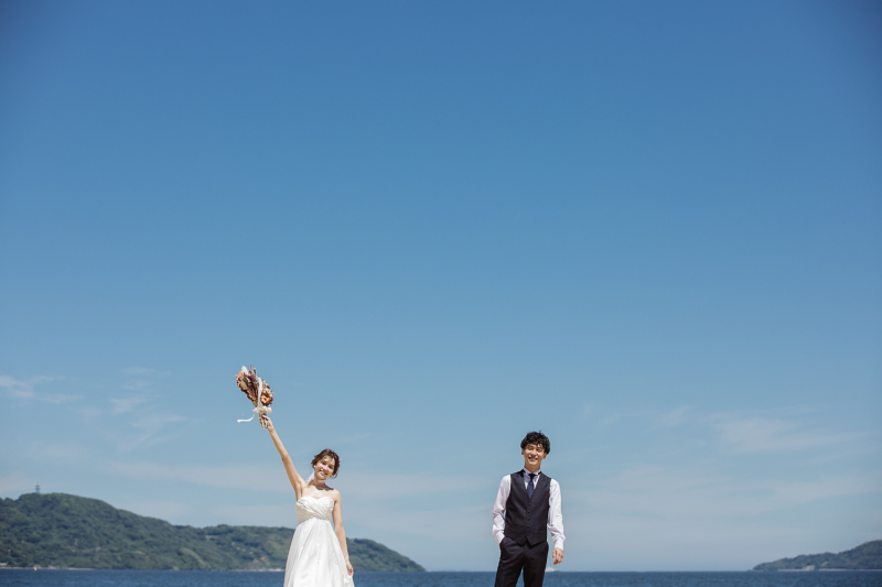 青空×海で素敵なお写真が残せます♪