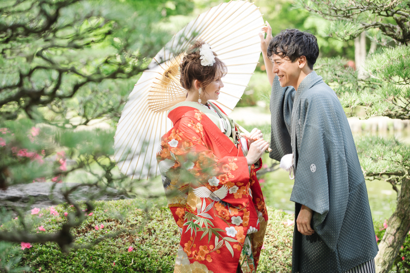 ワタベウェディング福岡フォトスタジオ_色打掛・着物が豊富