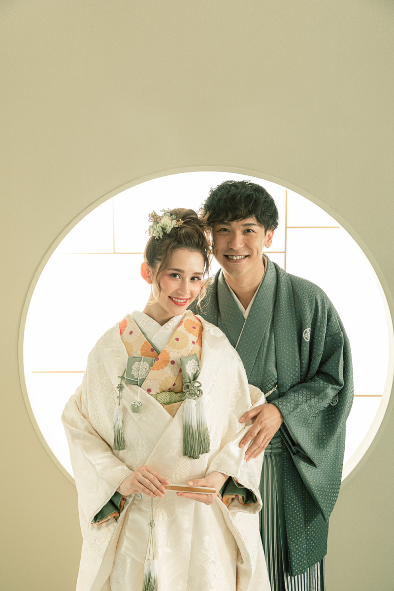 ワタベウェディング福岡フォトスタジオ_スタジオで撮影できる